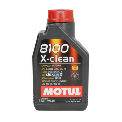Ulei motor MOTUL 8100 X-CLEAN 5W40, volum 1 litru, sintetic